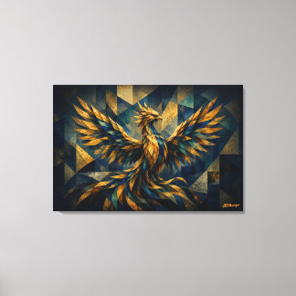 Toile Phoenix Ascendant | Édition Limitée Renaissance Cu