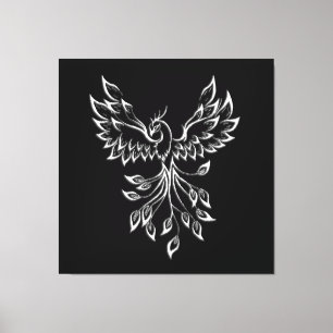 Toile Phoenix se lève sur le noir