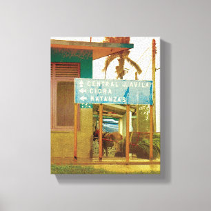 Toile Photo cubaine de la Vieille Havane Habana Matanz
