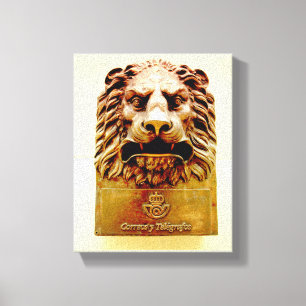 Toile Photo cubaine de la Vieille Havane Lion