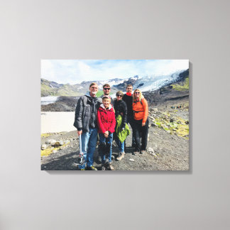 Toile Photo de famille