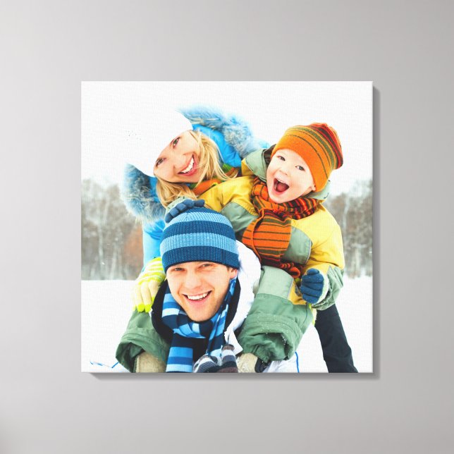 Toile Photo de famille [24x24] pouces (Recto)