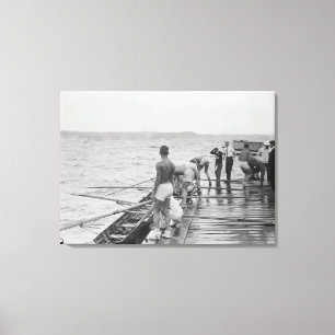 Toile Photo de l'équipe d'aviron de Stanford