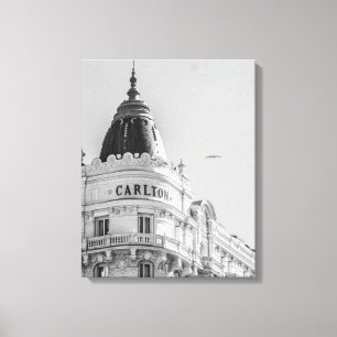 Toile Photo de l'hôtel Carlton de Cannes