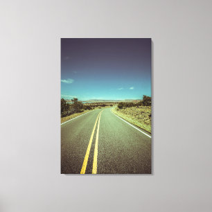 Toile Photo de paysage de road trip