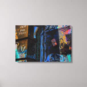 Toile Photo de rue Graffiti de New York