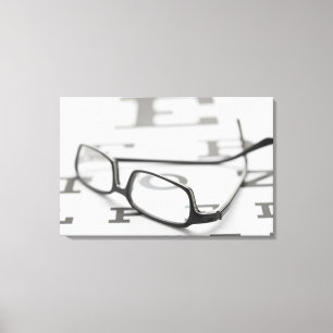Toile Photo de studio de lunettes sur le tableau des yeu