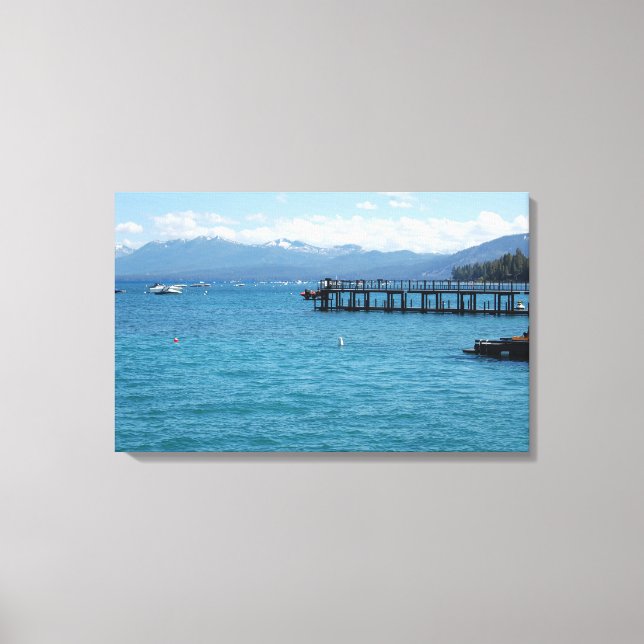 Toile photo du lac Tahoe en Californie (Recto)