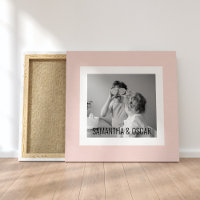 Photo Famille Moderne Pastel Rose Simple Cadeau