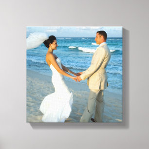 Toile Photo mariage 11"x11"