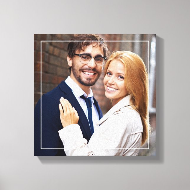 Toile Photo Monogramme moderne (Recto)