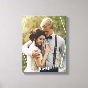 Toile Photo Monogramme tendance
