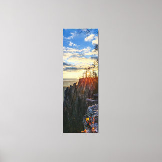 Toile photo of a mountainous autumn forest, mountains, p