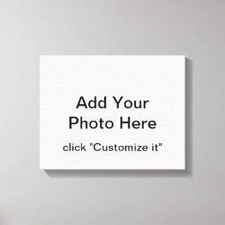 Toile photo personnalisée enrobée