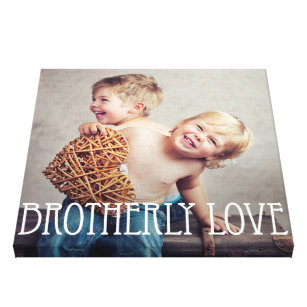 Toile photo personnalisée Frtherly Love