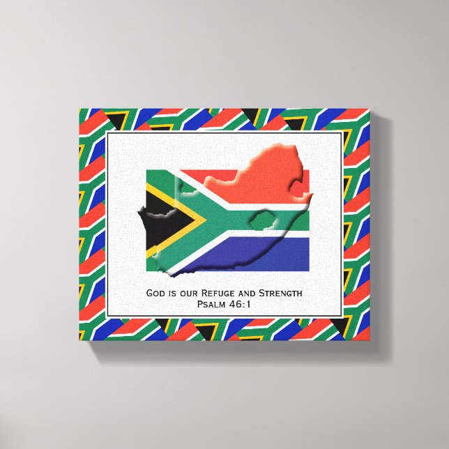 Toile Photo personnalisée | Patriotique | DRAG D'AFRIQUE (Recto)