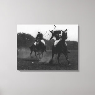 Toile Photographie de jeu d'association de polo de