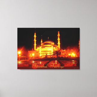 Toile Photographie de la mosquée Turkiye d'Istanbul