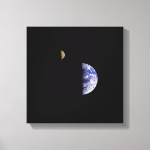 Toile Photographie de l'espace de Galilée de lune de la