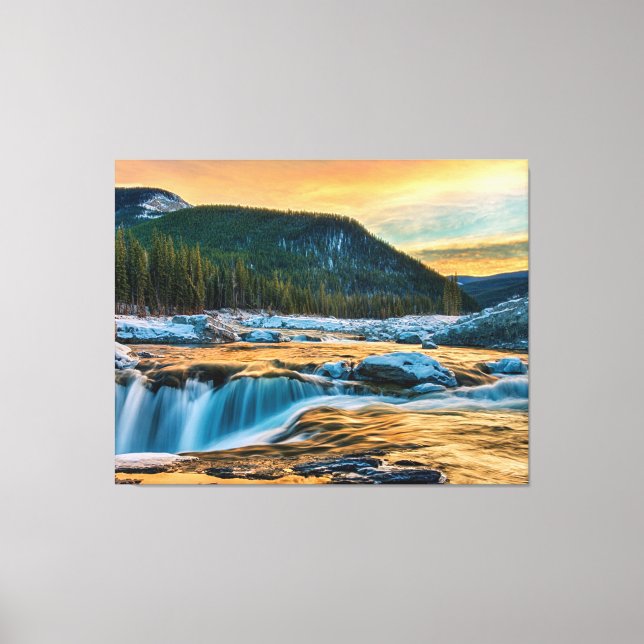 Toile Photographie du paysage (Recto)