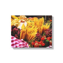 Photographie italienne de la nourriture, Décor mur