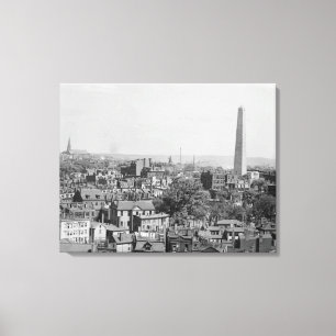 Toile Photographie vintage de Charlestown Massachusetts