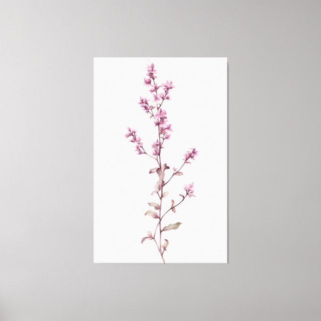 Toile Pièce maîtresse de l'aquarelle vive Thyme Sprig (Recto)