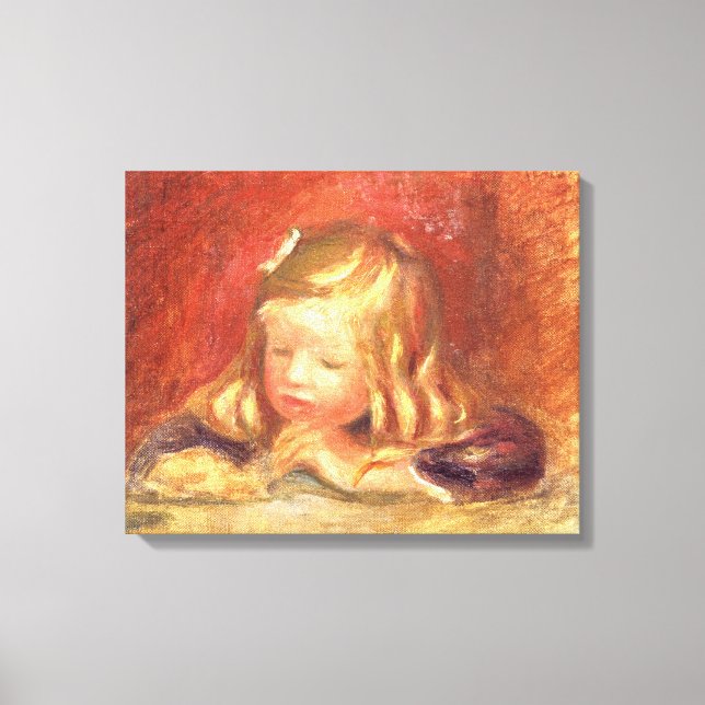 Toile Pierre A Renoir | Coco à la table (Recto)