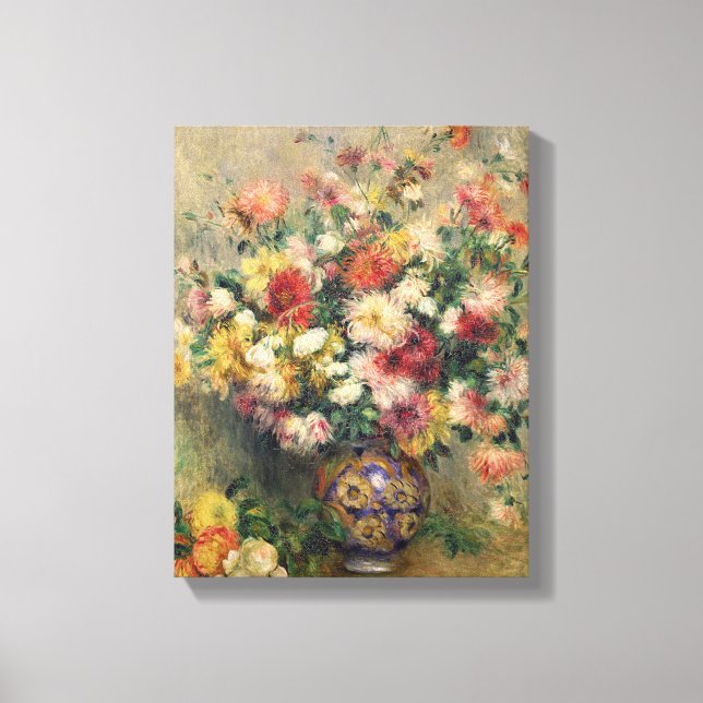 Toile Pierre A Renoir | Dahlias (Recto)