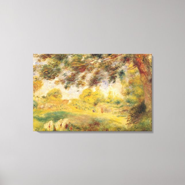 Toile Pierre A Renoir | Paysage du printemps (Recto)