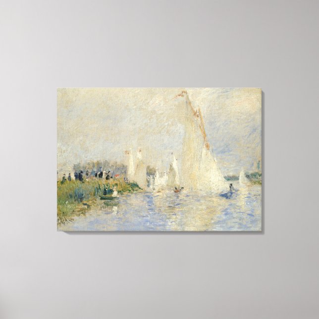 Toile Pierre A Renoir | Regatta à Argenteuil (Recto)