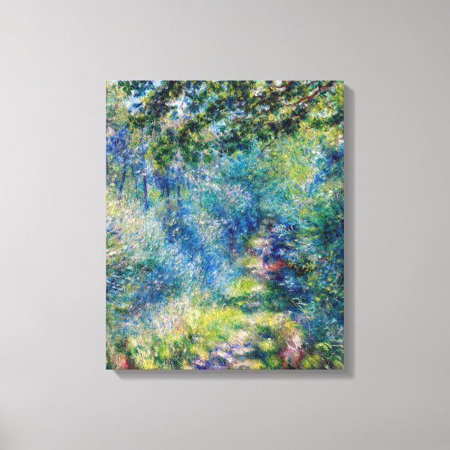 Toile Pierre-Auguste Renoir - Chemin dans la Forêt (Recto)