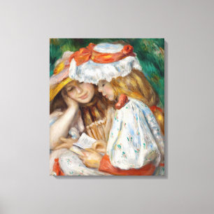 Toile Pierre-Auguste Renoir - Deux filles lisant