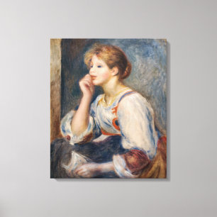 Toile Pierre-Auguste Renoir - Femme à la lettre