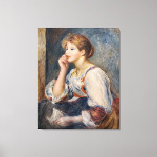 Toile Pierre-Auguste Renoir - Femme avec une lettre