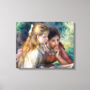 Toile Pierre-Auguste Renoir - La Lecture