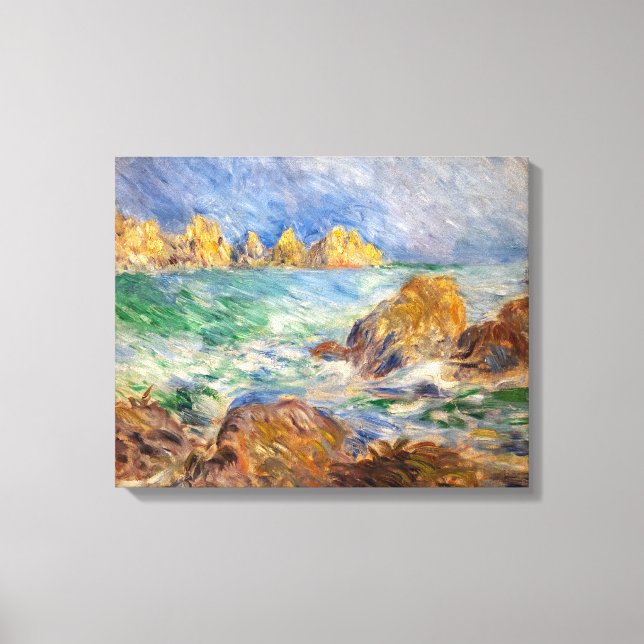 Toile Pierre-Auguste Renoir - Marine, Guernesey (Recto)