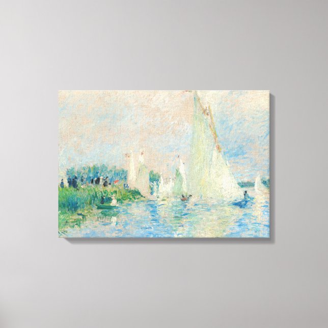 Toile Pierre-Auguste Renoir - Regatta à Argenteuil (Recto)