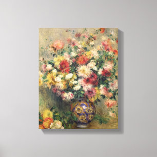 Toile Pierre dahlias de Renoir un  