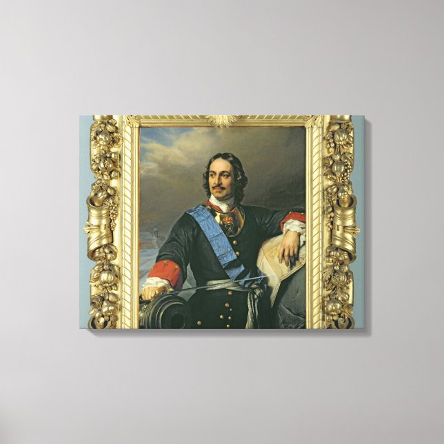 Toile Pierre I le Grand 1838 (Recto)