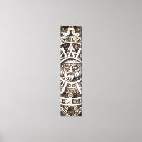 Pierre sculptée Mayan Aztec MesoAmerican Sun Calen