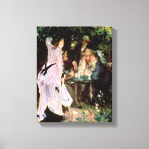 Toile Pierre un Renoir   sous les arbres, de la Galette