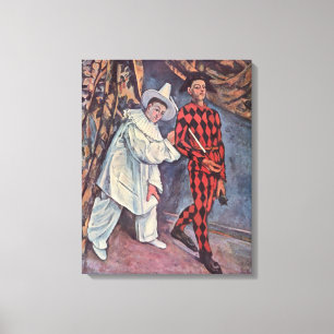 Toile Pierrot and Harlequin