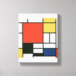 Toile Piet Mondrian - Composition