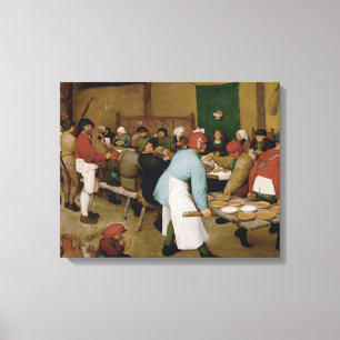 Toile Pieter Bruegel l'Ancien - Mariage paysan