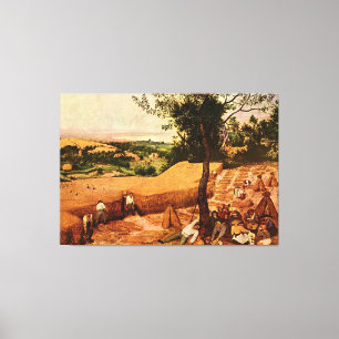 Toile Pieter Bruegel's The Harvesters (1565)