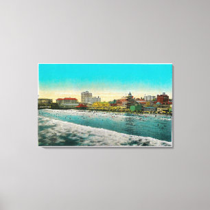 Toile Pike Front et Long Beach, Californie