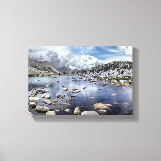 Toile Pine Creek Pass - Sierra Nevada (Recto)