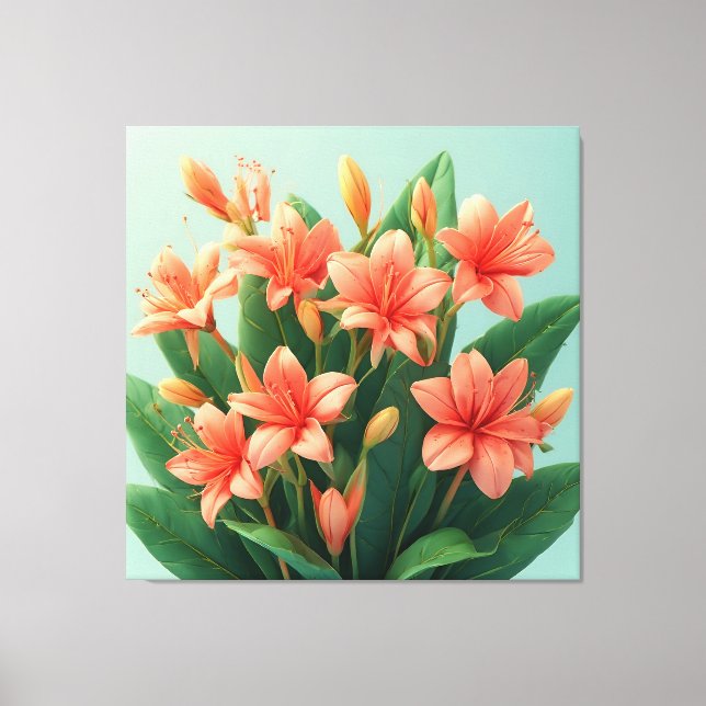 Toile Pink Orchid Flower Arrangement (Recto)