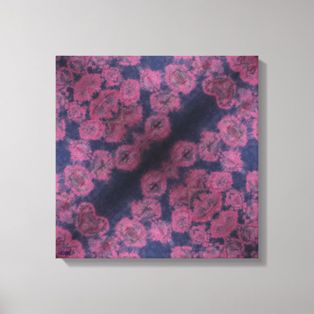 Toile Pink Poppies II Stretched Canvas Print (Recto)